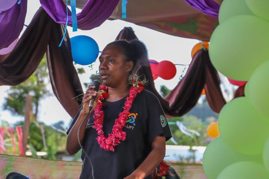 Kokona Community leader Benditha Matesautu shares the hardships her people face every day just to access water.