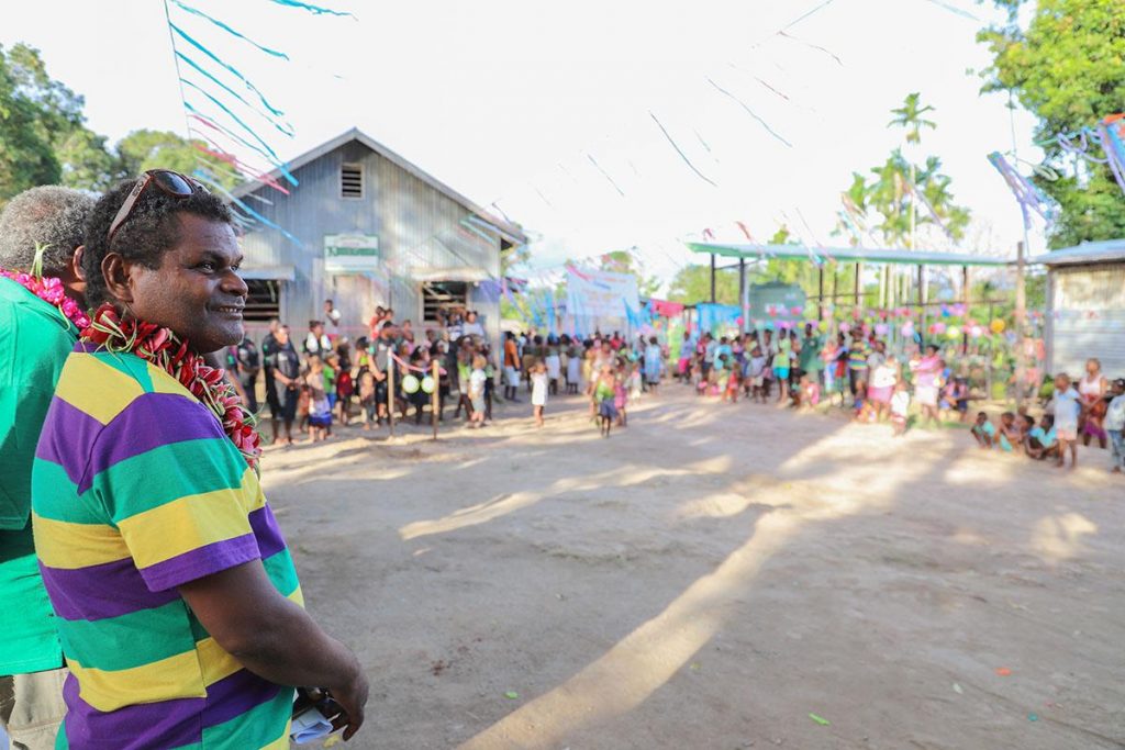 The isolated mountain village located 70km from Honiara welcomed their newest development in an official hand over ceremony