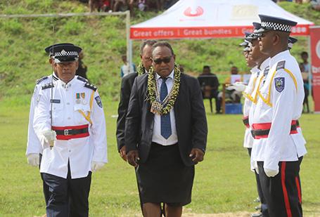 DPM inspects the guard of honour