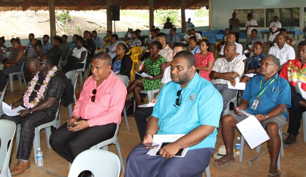 Guests at the International Youth Day commemoration in Honiara 1