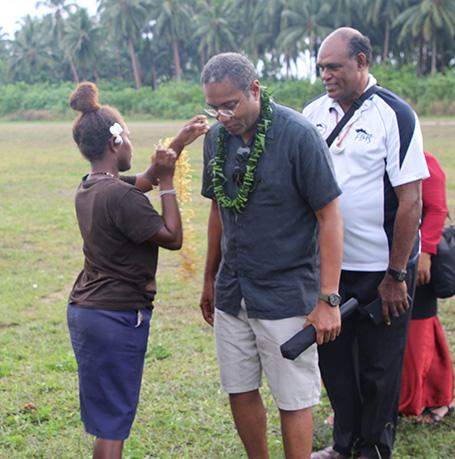 MP for East AreAre Hon Peter Kenilorea Jnr and MP for West AreAre Hon John Maneniaru arriving with the delegation