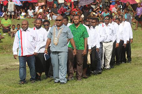 Members of the Malaita Provincial Government