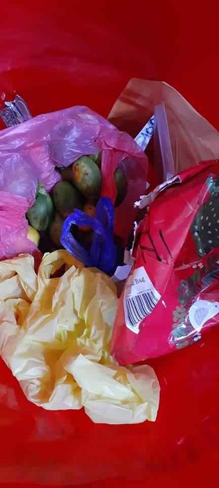 Betel nuts packed in plastics intended to persons in quarantine. Photo Credited to NDC 2020. 1 1