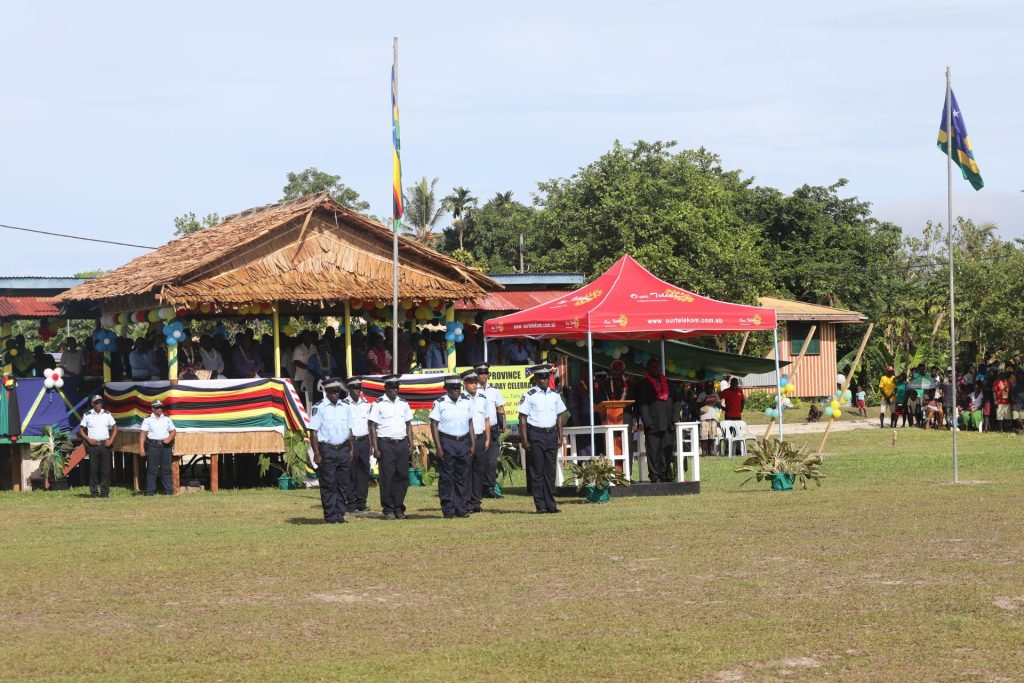 Blessing and procession of the Choiseul provincial flag