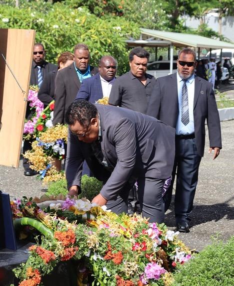 Solomon Islanders pay tribute to His Royal Highness Prince Philip 1 hon members