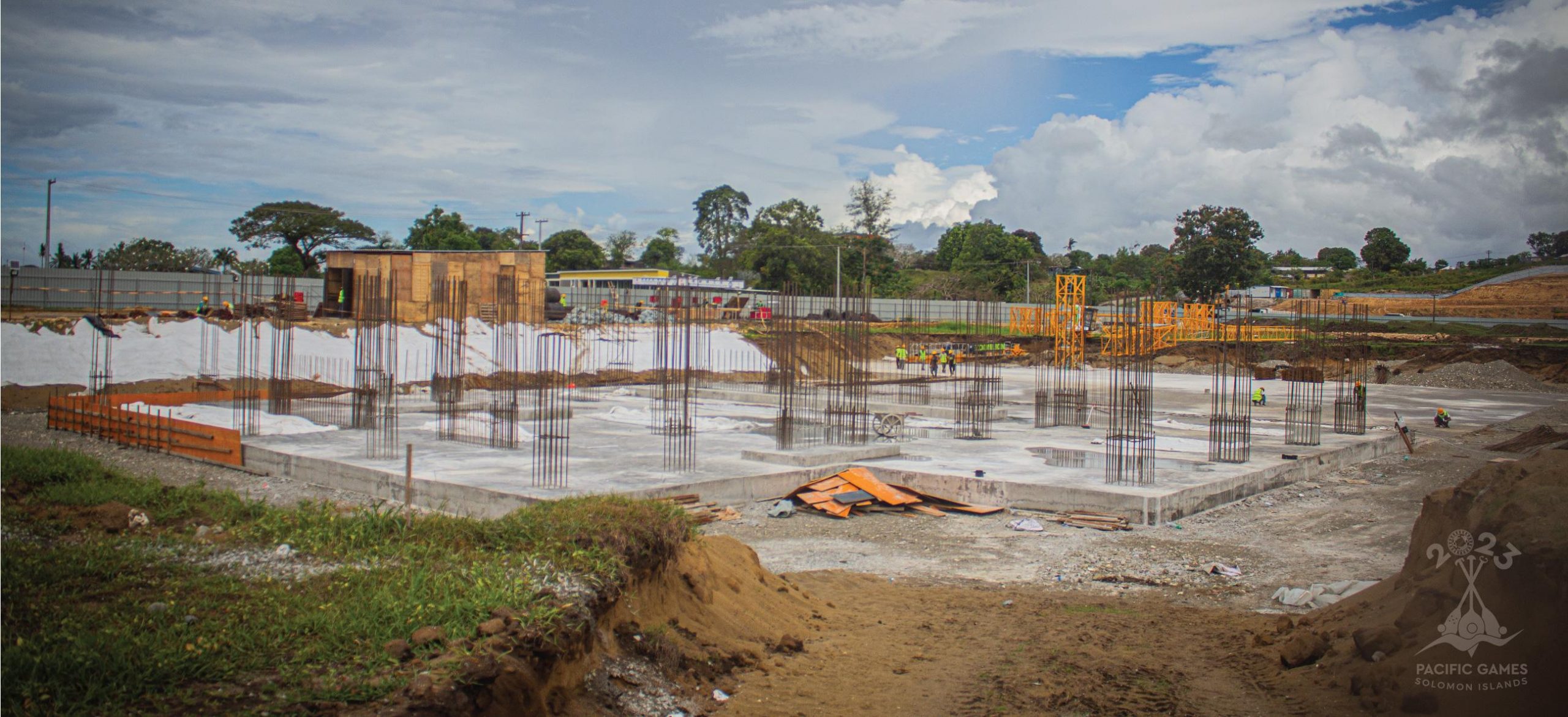 PHOTO 1 National Stadium East Wing foundation
