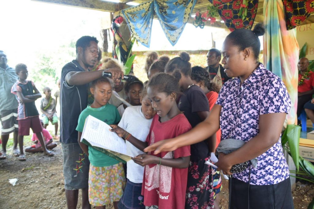 Siesie Provincial Ward celebrates International Literacy Day 2 kids