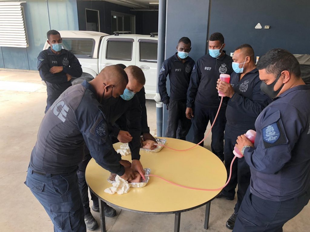 Officers learning how to manage gun shot wounds