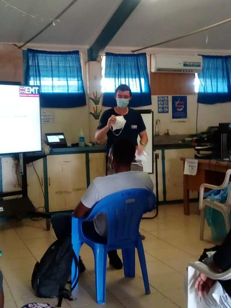 Donning and Doffing demonstration and types of masks3