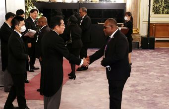 DPM Maelanga meets Japanese Prime Minister Fumio Kishida in Tokyo