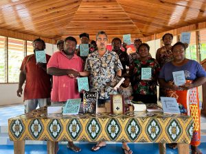 Hymn books bibles and prayer books have already been delivered to some Churches and will continue