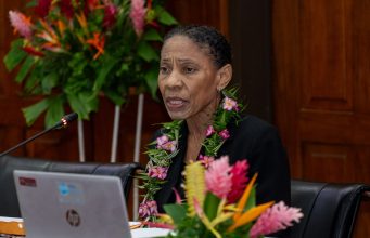 ITLOS Judge Dr. Kathy Ann Brown delivered the keynote address at the opening of the Judicial Symposium 2025 in Honiara